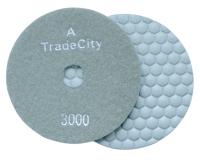 Алмазные гибкие шлифовальные круги TRADECITY Pads 7-STEP №3000 D125