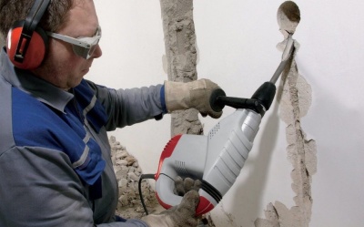 Полукруглое зубило-штробер SDS-plus 14x250x25мм